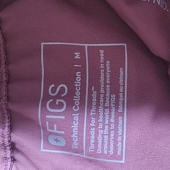 Figs zamora dark fig scrub bottom joggers M - Picture 2 of 3